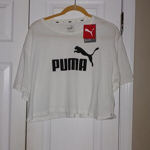 Puma relaxed fit cropped tee Sz XL NWT